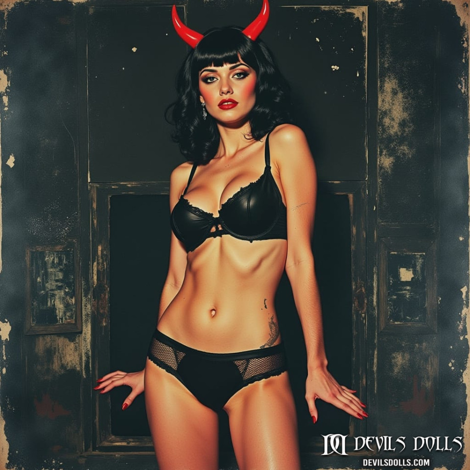 25-09-26 - Tattoed black hair devil doll in underwear - DEVILS DOLLS - NEWS BLOG  - Devils Dolls