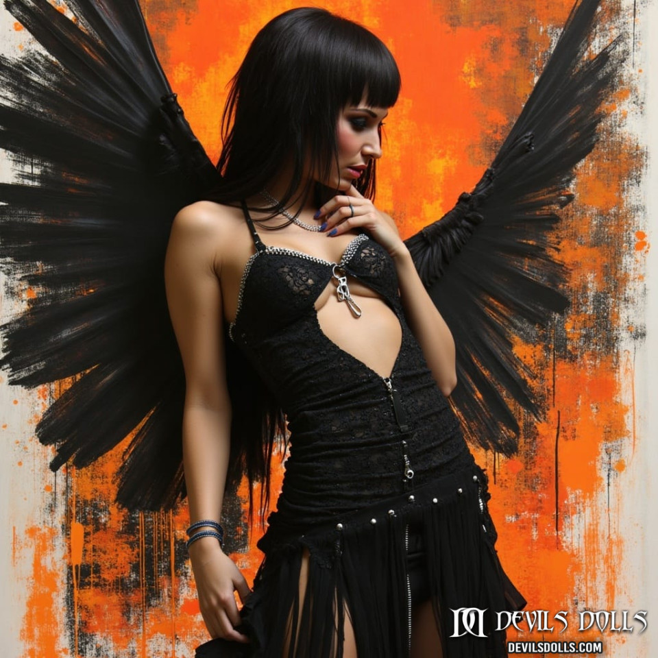 devil doll stacy goth babe with black wings  - DEVILS DOLLS - NEWS BLOG  - Devils Dolls