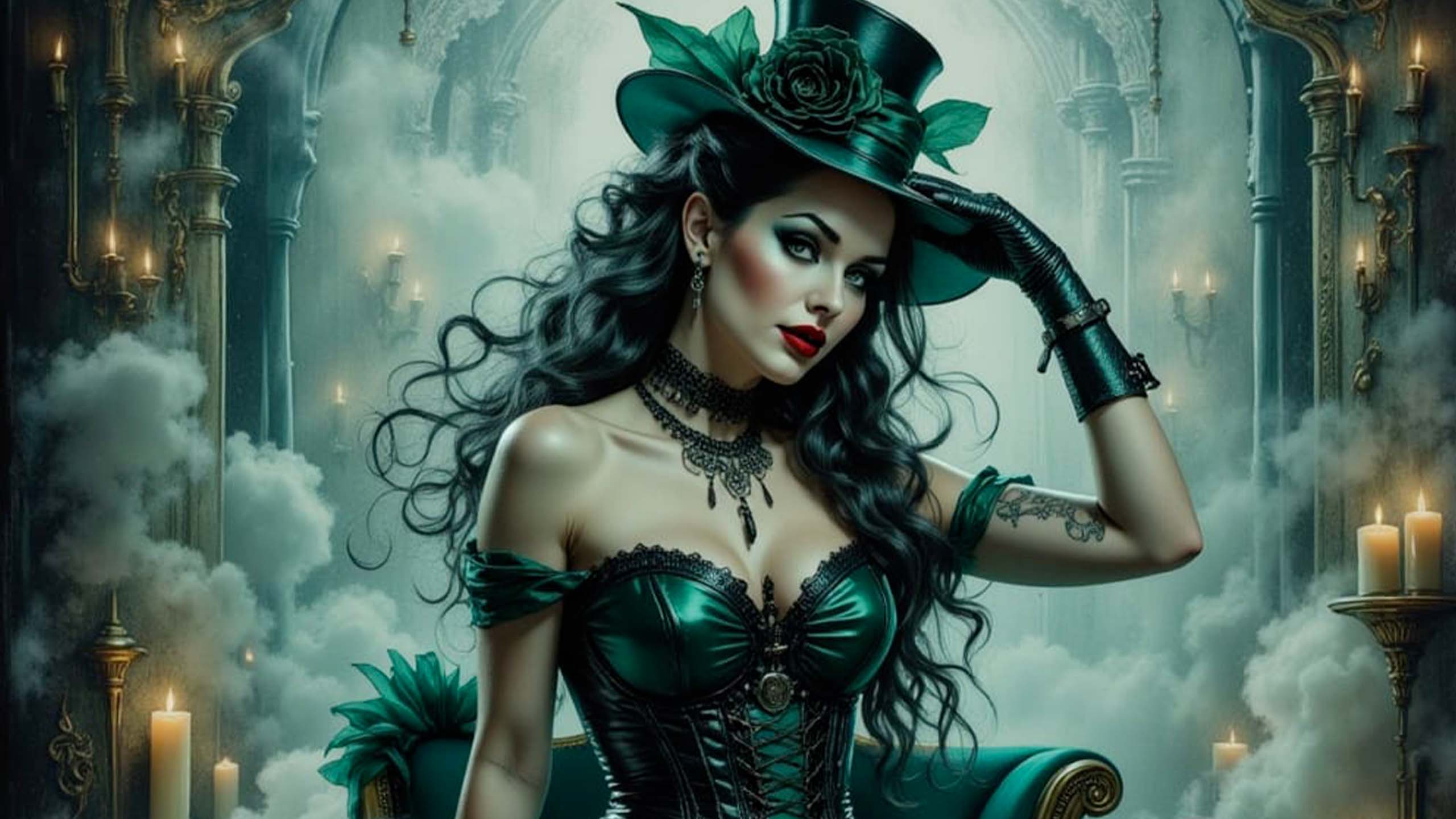 Pure AI fantasy art creations in different styles 